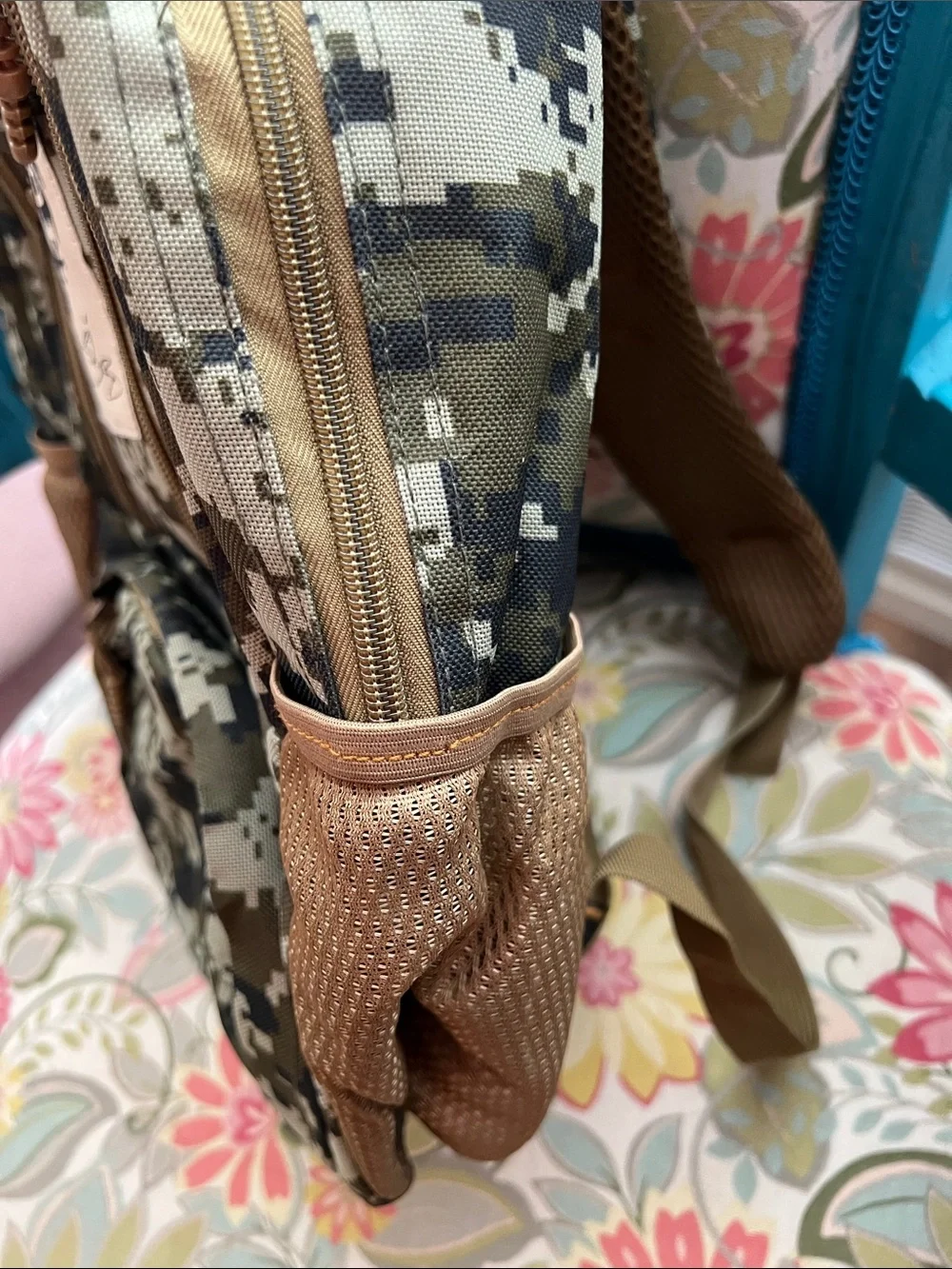 San Jose Sharks Brent Burns Camo Backpack
